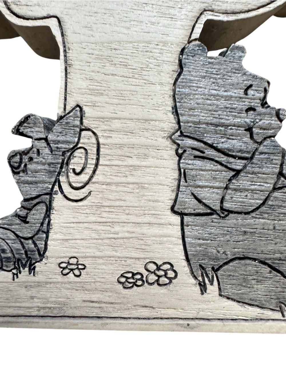 Hallmark Disney Winnie the Pooh Wood Look Tabletop Friendship Plaque - Picture 3 of 6